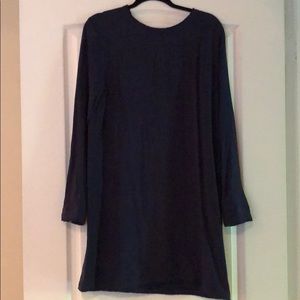 Navy long sleeve dress